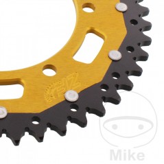 ZF SPROCKETS Corona plato transmisión DUAL 47T P-520 Ø125 MM Ø145 758.07.29