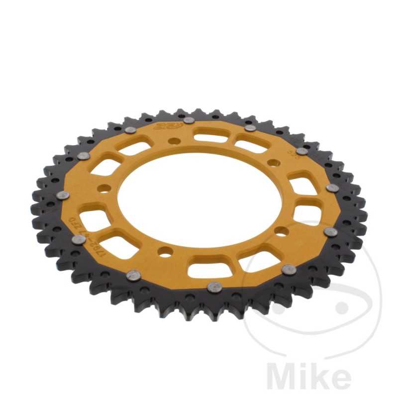 ZF SPROCKETS Corona plato transmisión DUAL 47T P-525 Ø120 MM Ø140 758.08.13