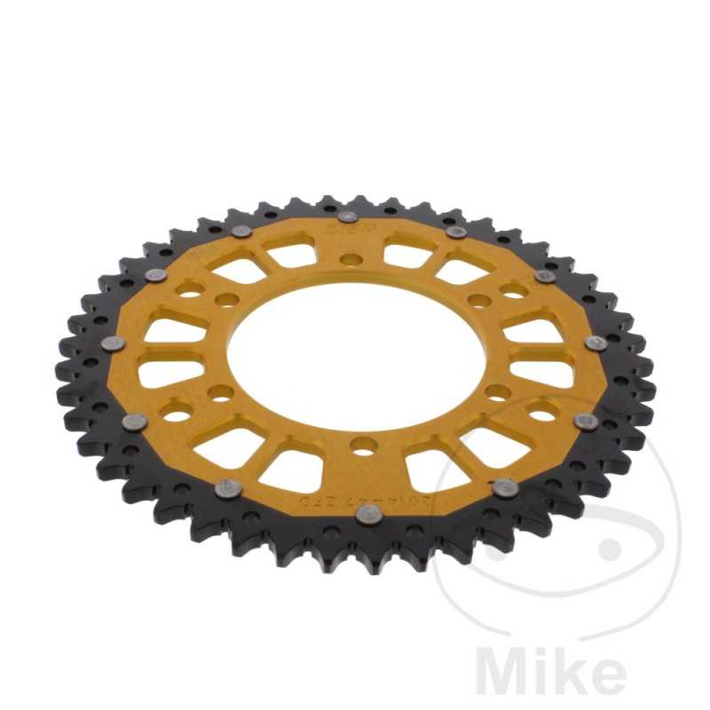 ZF SPROCKETS Corona plato transmisión DUAL 47T P-525 Ø106 MM Ø125 758.08.20