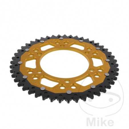 ZF SPROCKETS Corona plato transmisión DUAL 47T P-525 Ø110 MM Ø130 758.08.35
