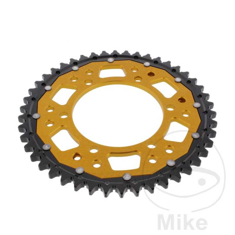 ZF SPROCKETS Corona plato transmisión DUAL 46T P-530 Ø110 MM Ø130 758.09.06