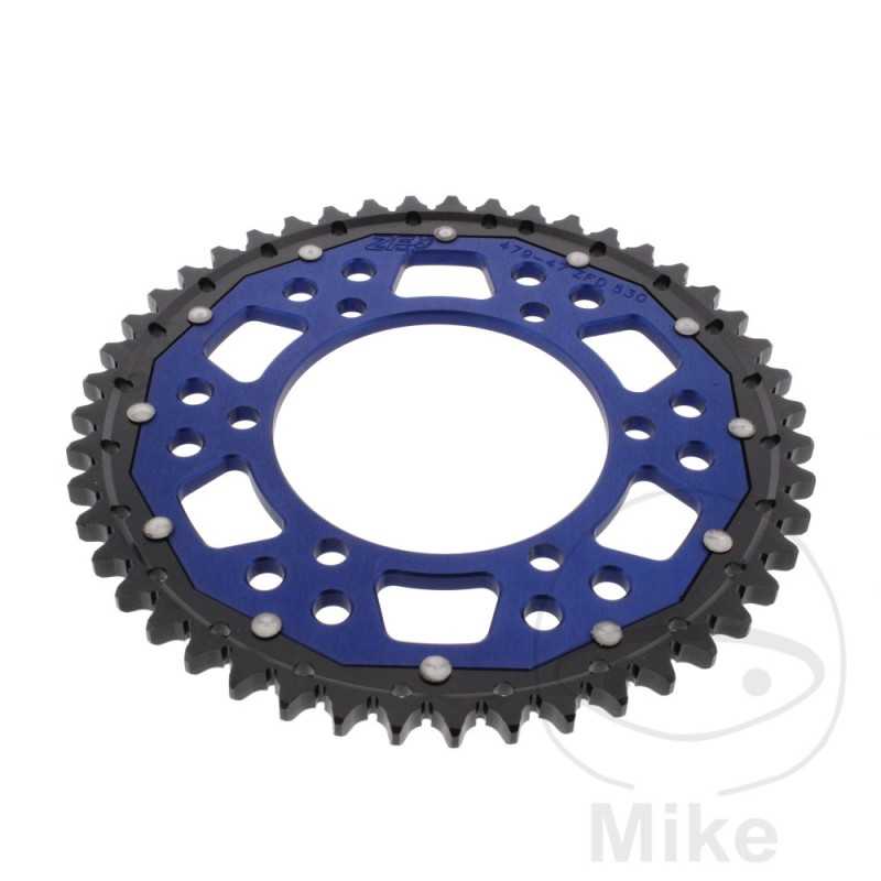 ZF SPROCKETS Transmission plate crown DUAL 47T P-530 Ø110 MM Ø130 758.09.07