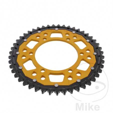 ZF SPROCKETS Corona plato transmisión DUAL 47T P-530 Ø110 MM Ø130 758.09.08