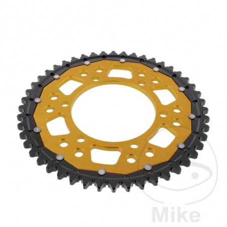 ZF SPROCKETS Corona plato transmisión DUAL 48T P-530 Ø110 MM Ø130 758.09.10