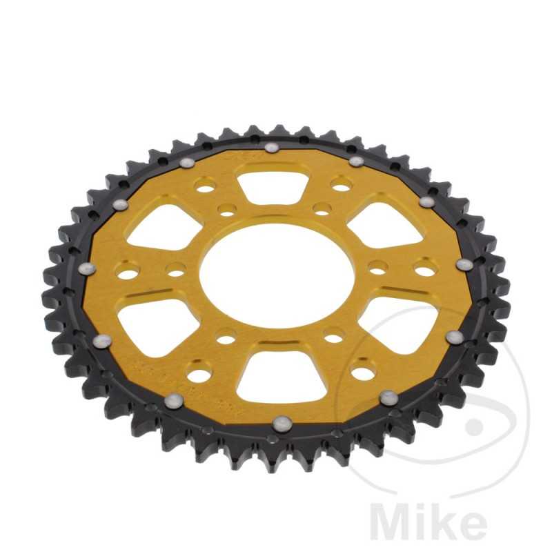 ZF SPROCKETS Corona plato transmisión DUAL 46T P-530 Ø080 MM Ø104 758.09.16