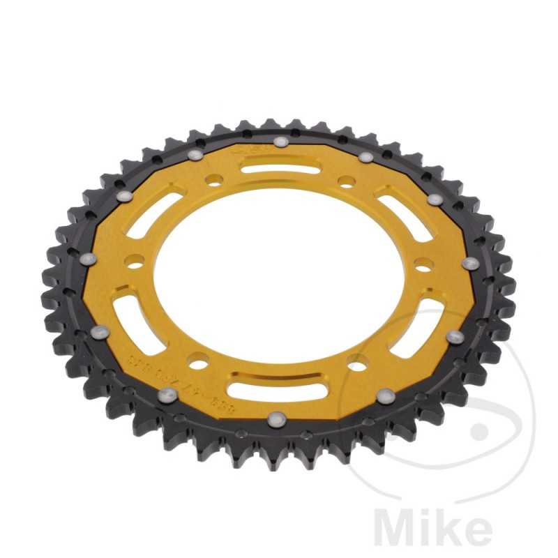 ZF SPROCKETS Transmission plate crown DUAL 47T P-530 Ø130 MM Ø150 758.09.49