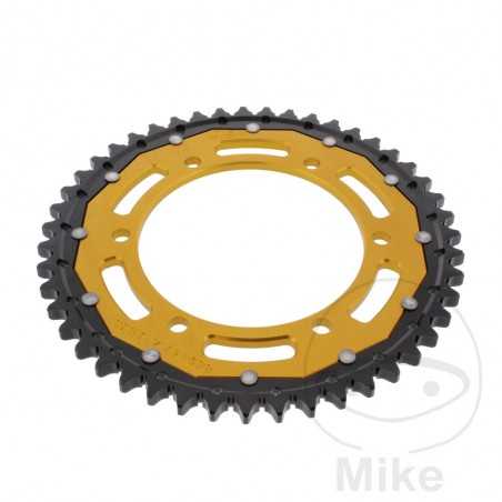 ZF SPROCKETS Corona plato transmisión DUAL 47T P-530 Ø130 MM Ø150 758.09.49