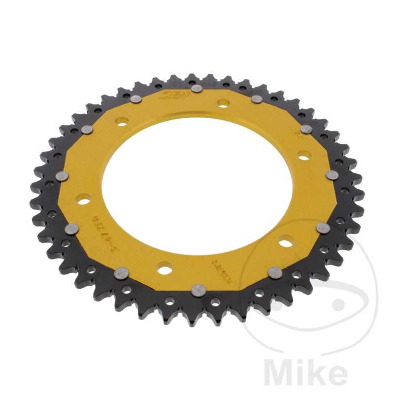 ZF SPROCKETS Transmission plate crown DUAL 47T P-525 Ø140 MM Ø168 758.09.86