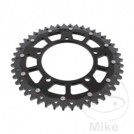 ZF SPROCKETS Corona plato transmisión DUAL 46T P-525 Ø110 MM Ø130.8 758.16.76