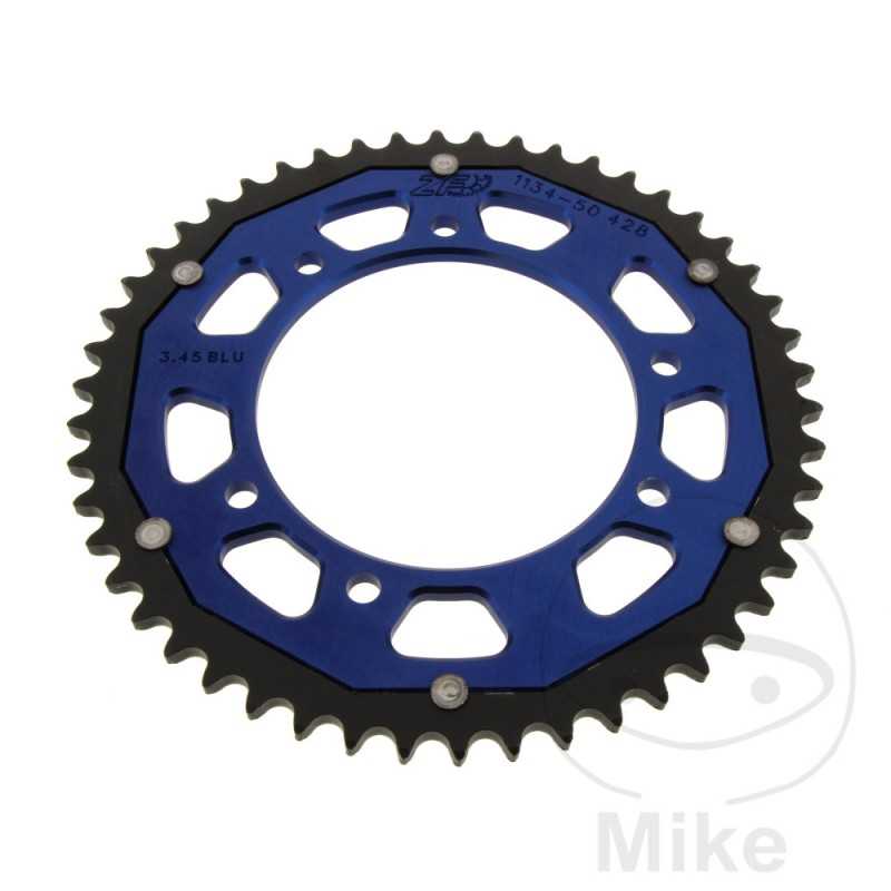 ZF SPROCKETS Corona plato transmisión DUAL 50T P-428 Ø105 MM Ø125 758.17.43