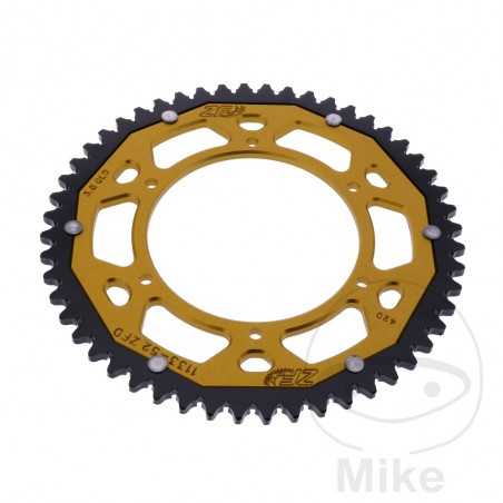 ZF SPROCKETS Corona plato transmisión DUAL 52T P-420 Ø108 MM Ø123 758.18.57