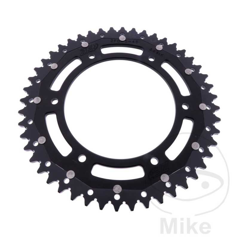 ZF SPROCKETS Transmission plate crown DUAL 48T P-520 Ø136 MM Ø160 758.25.79