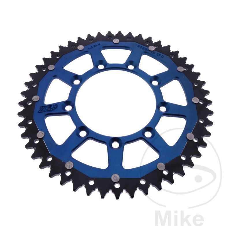 ZF SPROCKETS Corona plato transmisión DUAL 49T P-520 Ø105 MM Ø124.50 758.25.81