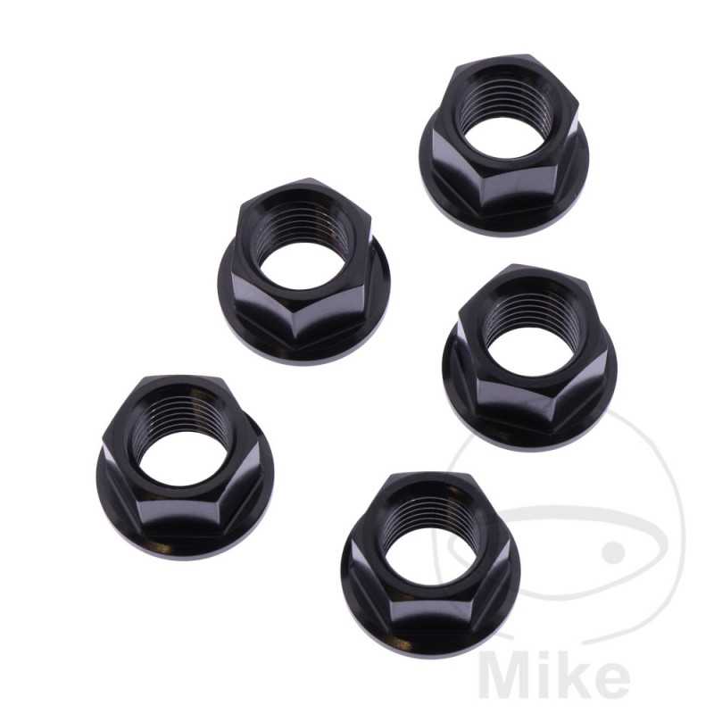 JMP Nut set for transmission plate crown screw M12X1.5 MM INOX V4A 775.35.45