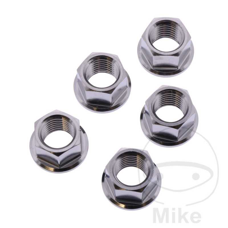 JMP Juego tuerca para tornillo corona plato transmision M12 X 1.50 MM INOX V4A 775.35.54