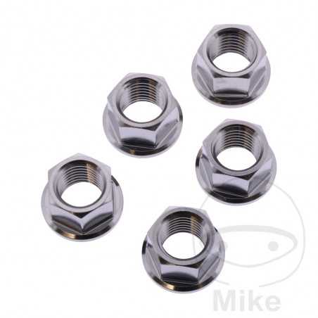 JMP Nut set for transmission plate crown screw M12 X 1.50 MM INOX V4A 775.35.54