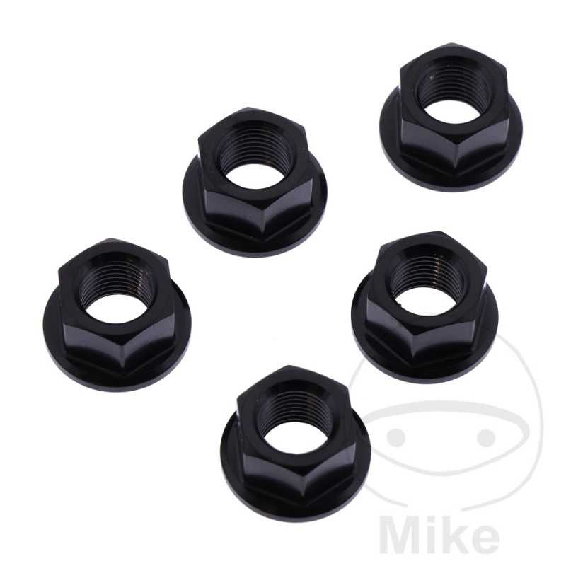 JMP Nut set for transmission plate crown screw M10 X 1.00 MM INOX V4A 775.35.62