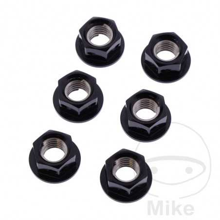 JMP Nut set for transmission plate crown screw M8 X 1.25 MM RACING 775.35.77