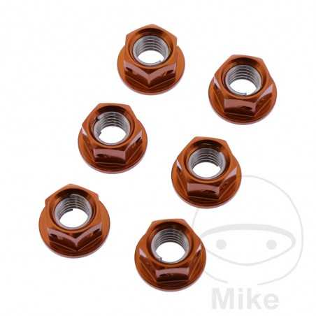 JMP Nut set for transmission plate crown screw M8 X 1.25 MM RACING 775.35.83