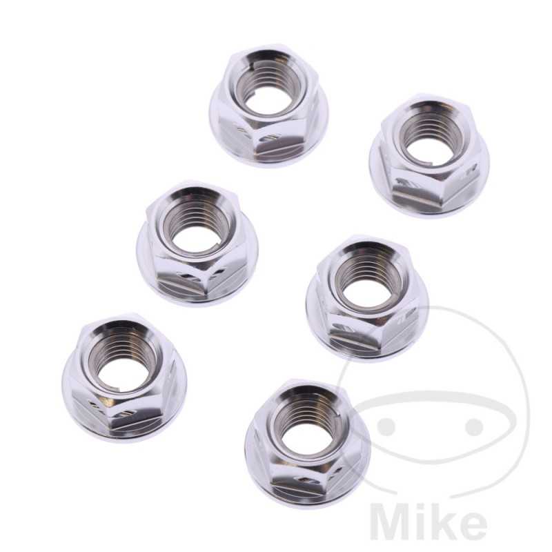 JMP Nut set for transmission plate crown screw M8 X 1.25 MM RACING 775.35.89