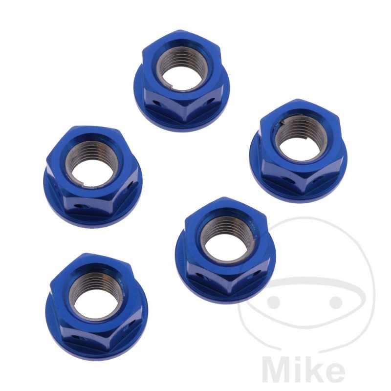 JMP Nut set for transmission plate crown screw M10 X 1.25 MM RACING 775.35.91
