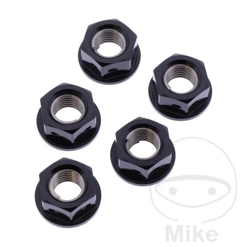 JMP Nut set for transmission plate crown screw M10 X 1.25 MM RACING 775.35.94