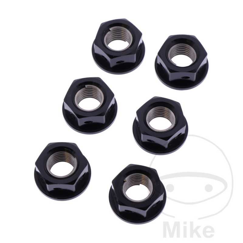 JMP Juego tuerca para tornillo corona plato transmision M10 X 1.25 MM RACING 775.35.95