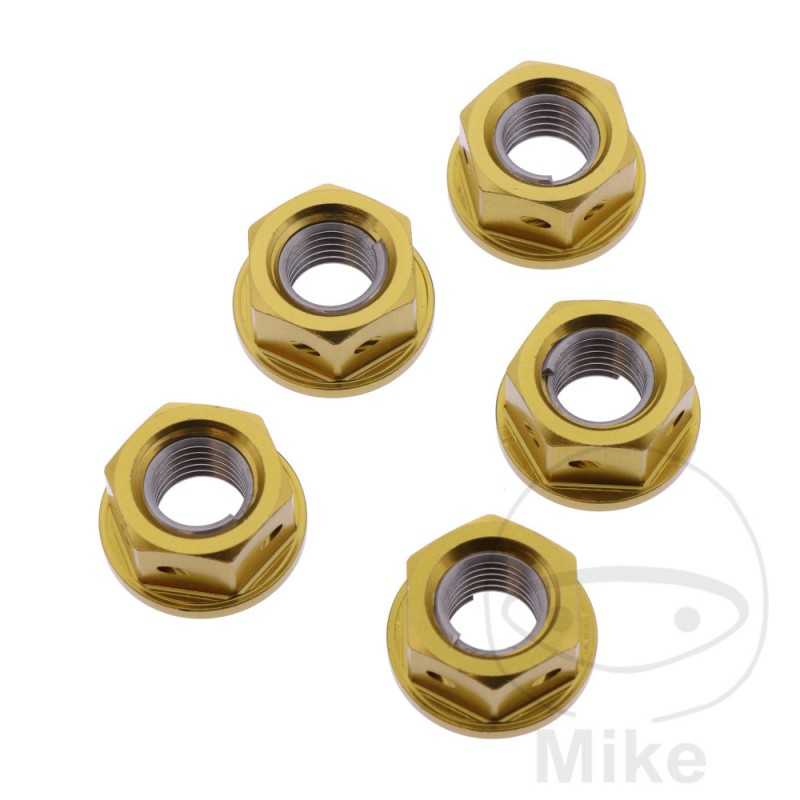 JMP Nut set for transmission plate crown screw M10 X 1.25 MM RACING 775.35.97
