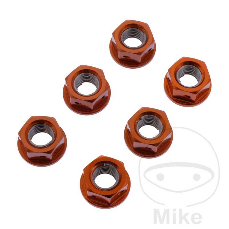 JMP Juego tuerca para tornillo corona plato transmision M10 X 1.25 MM RACING 775.36.01