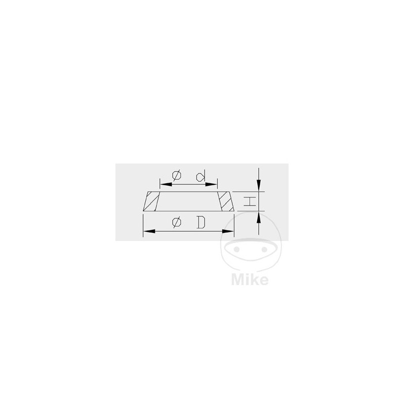 KAYABA fork tube gasket 773.10.89