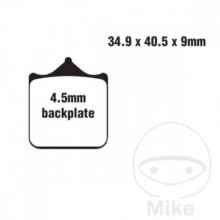 EBC SINTERED BRAKE PADS GPFAX ALTN: 7870298 732.00.14