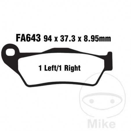 EBC Pastillas de freno semi-sinterizadas V ALTN: 7870158 732.00.18