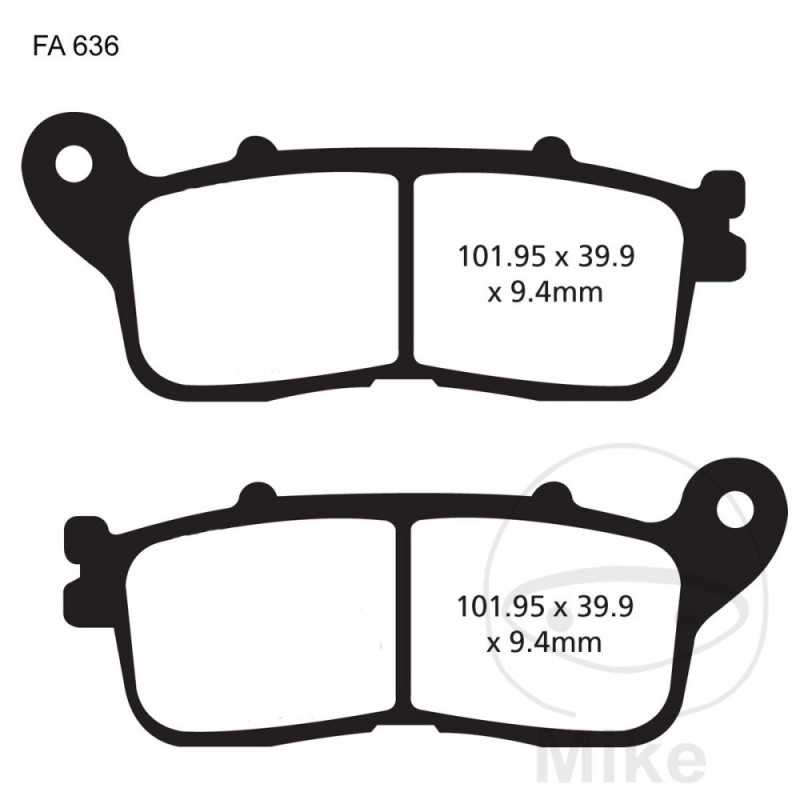 EBC SINTERED BRAKE PADS HH 732.00.22