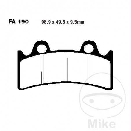 EBC Standard brake pads ALTN: 7872633/7871064 737.65.69