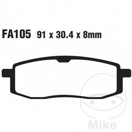 EBC SINTERED BRAKE PADS R ALTN: 7870070 732.00.31