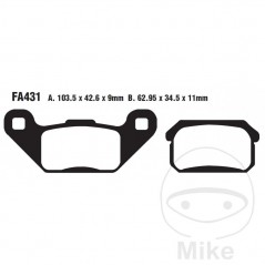 EBC SINTERED BRAKE PADS R ALTN: 7874910 732.00.63