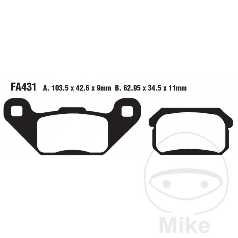 EBC SINTERED BRAKE PADS R ALTN: 7874910 732.00.63