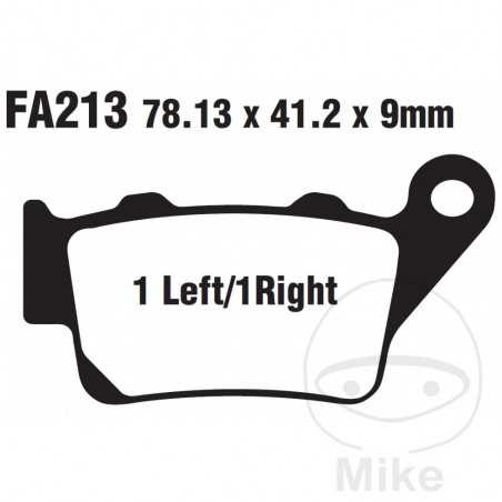 EBC SINTERED BRAKE PADS HH SCOOTER 732.00.65