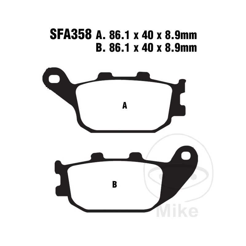 EBC Standard brake pads SCOOTER 732.00.82