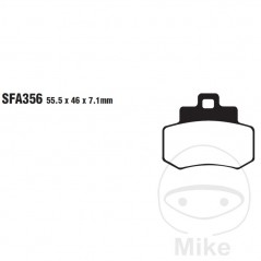 EBC SINTERED BRAKE PADS HH SCOOTER 732.00.68