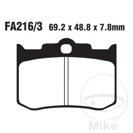 EBC Semi-sintered brake pads V 732.00.72