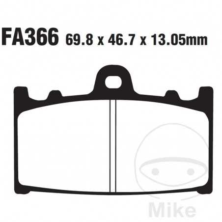 EBC PASTILLAS DE FRENO SINTERIZADAS HH ALTN:7875487 732.00.79