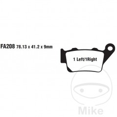 EBC SINTERED BRAKE PADS MX-S 732.00.89