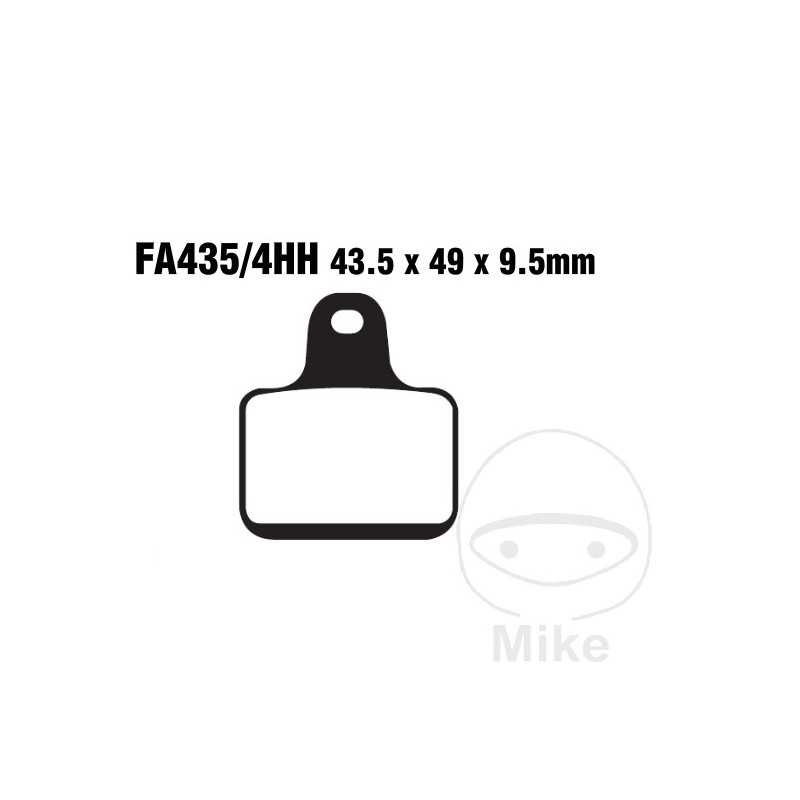 EBC SINTERED BRAKE PADS HH 732.00.91