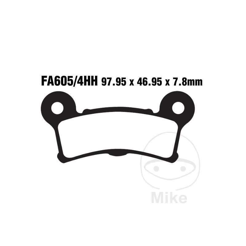 EBC Semi-sintered brake pads V 732.01.02