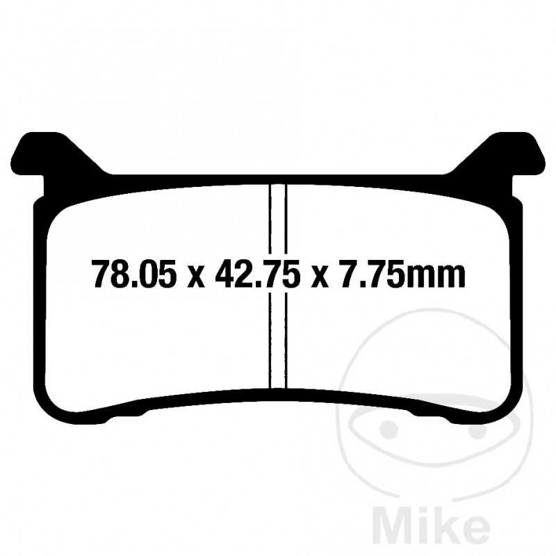 EBC SINTERED BRAKE PADS GPFAX ALTN: 7870178 732.01.22