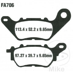 EBC carbon brake pads SCOOTER 732.01.10