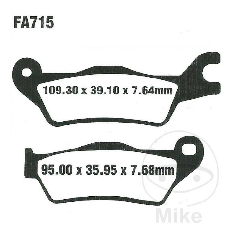 EBC Standard brake pads ALTN: 7870299 732.01.26