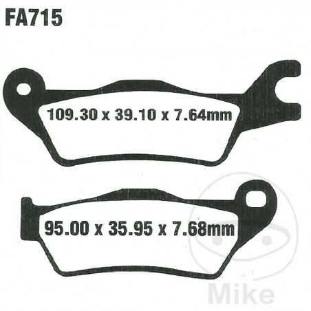 EBC Standard brake pads ALTN: 7870299 732.01.26