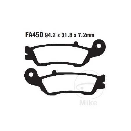 EBC SINTERED BRAKE PADS EPFA 732.01.47